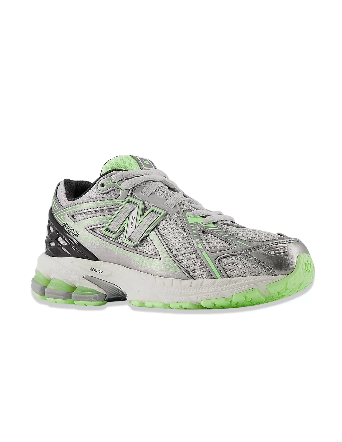 New Balance 1906R Argent foncé métallisé à la menthe