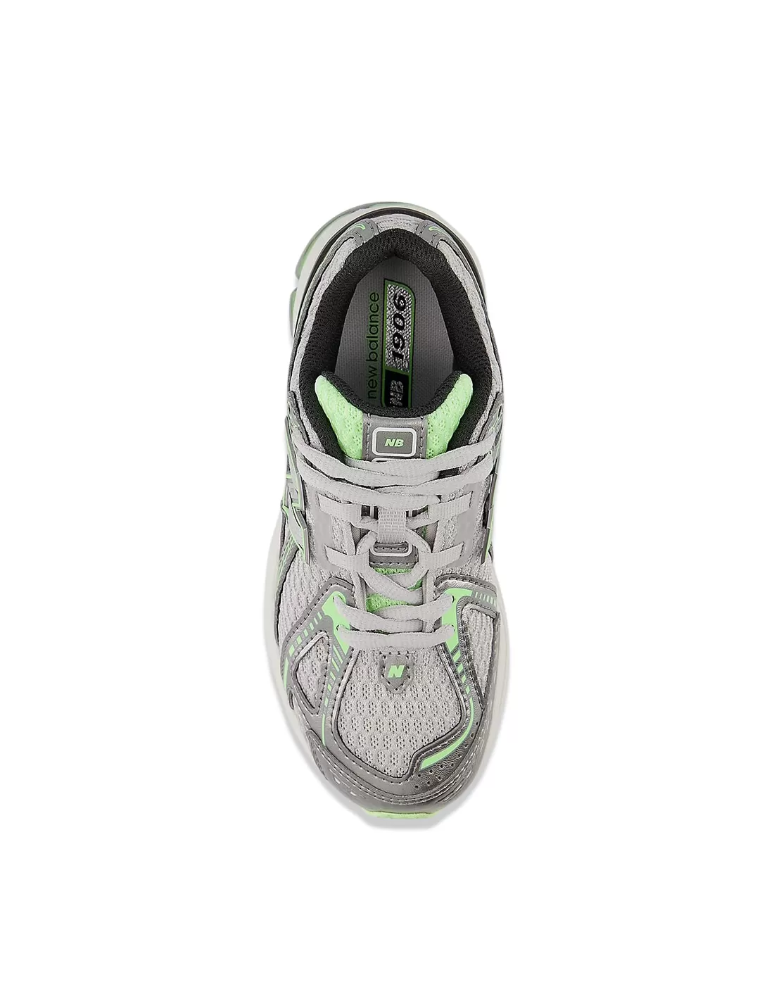 New Balance 1906R Argent foncé métallisé à la menthe